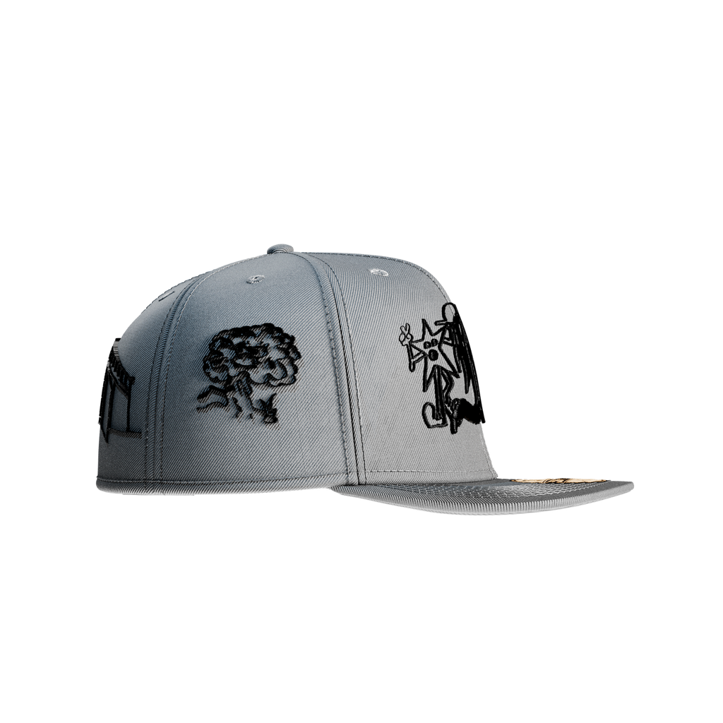 New Era x Stillz x Mora Hat- Grey/Black