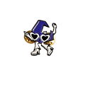 Media Luna Pin