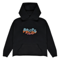 Paraiso Black Rhinestone Hoodie