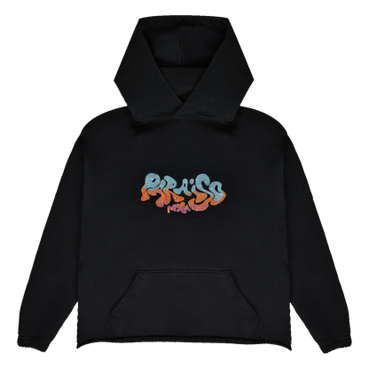 Paraiso Black Rhinestone Hoodie