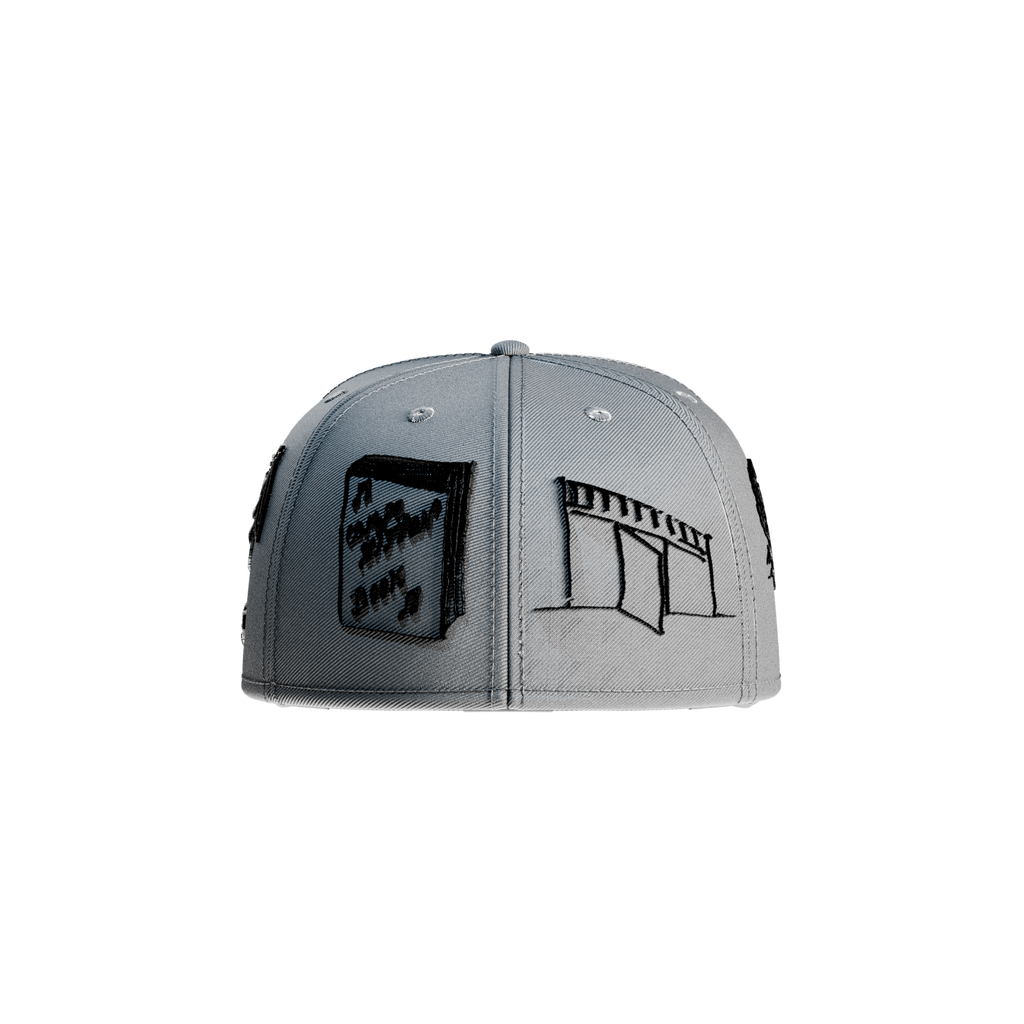 New Era x Stillz x Mora Hat- Grey/Black